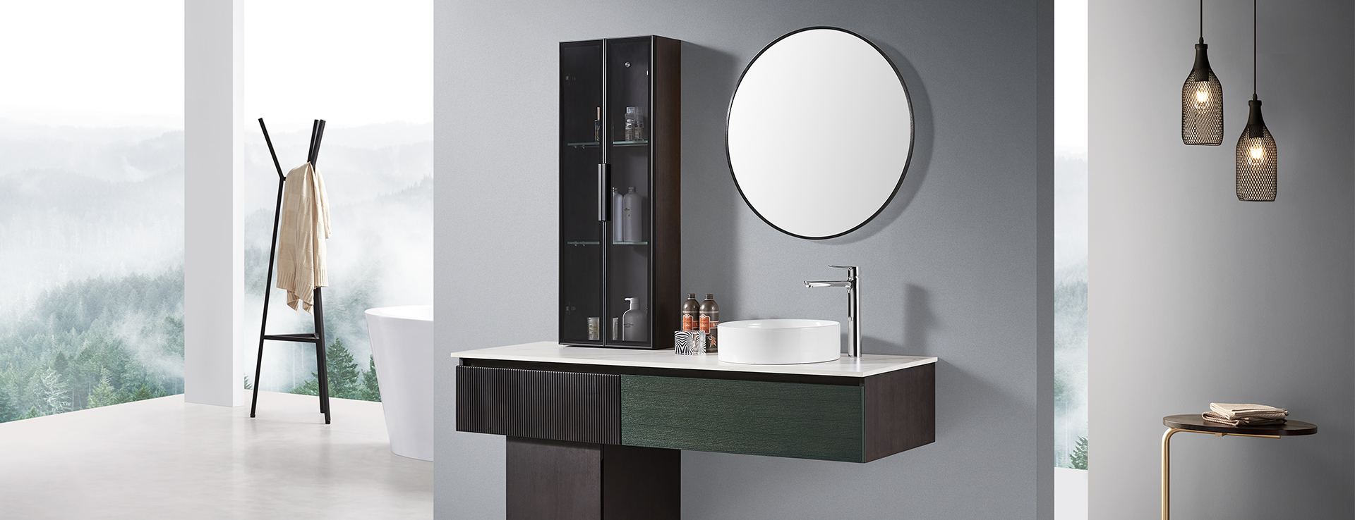 帝王潔具新品，現(xiàn)代風(fēng)格浴室柜